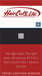 Mobile Screenshot of haircutsltd.com